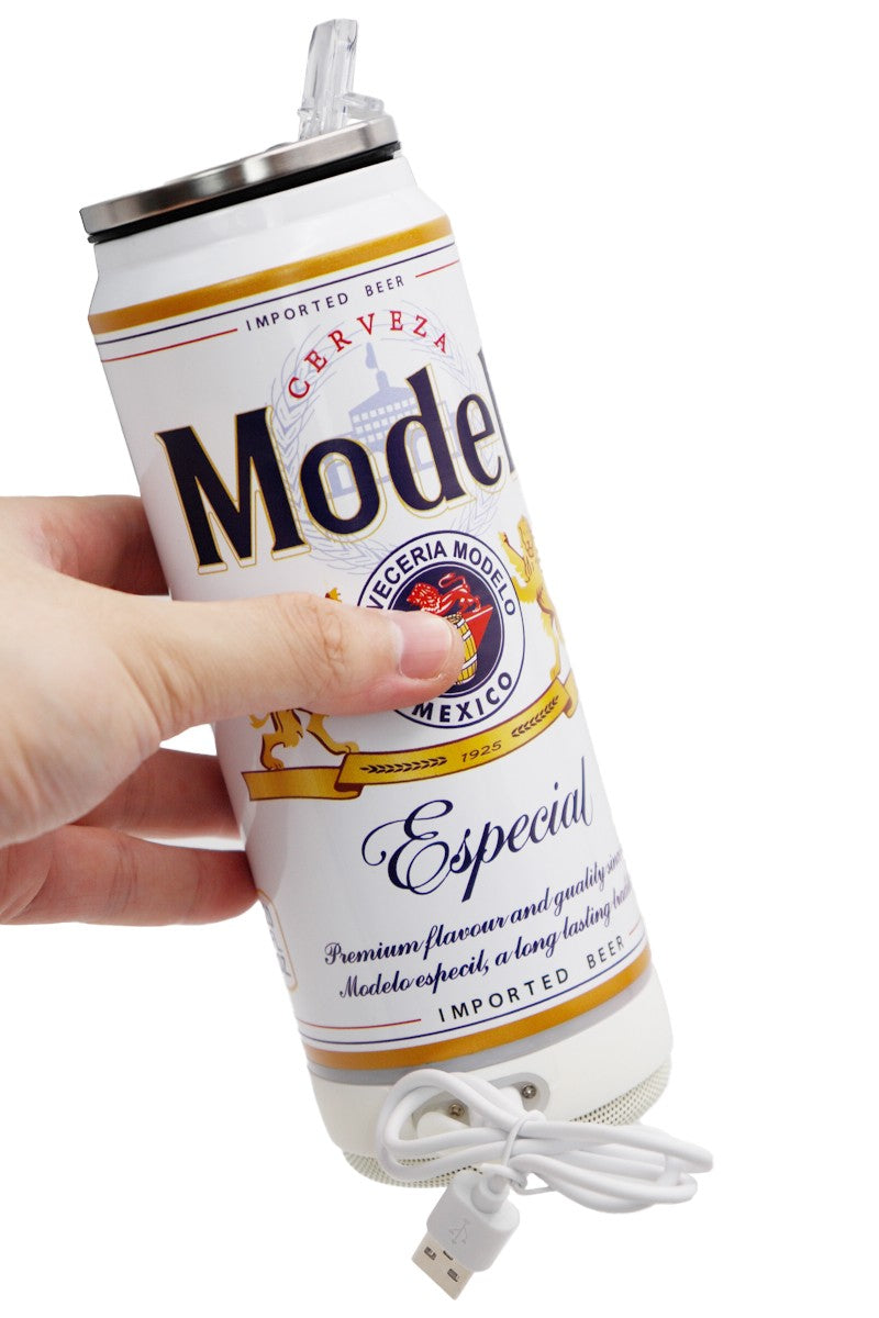Modelo Beer Can Tumbler With Bluetooth Speaker