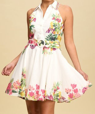 Gardenia Flare Shirt Dress